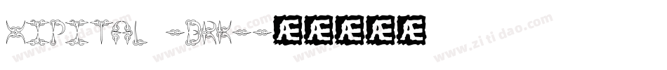 Xipital -BRK-字体转换